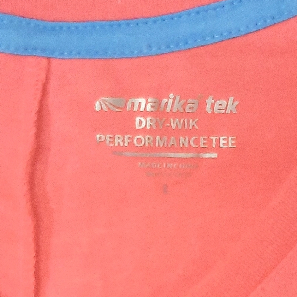 Women's Marika tek dri wik crunch front long sleeve Tee! Size L - Picture 4 of 6
